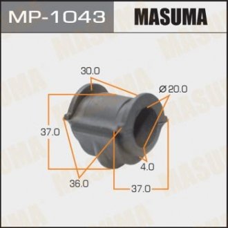 РЕЗ. СТАБИЛИЗАТОРА FR Almera N16 Masuma MP-1043 (фото 1)