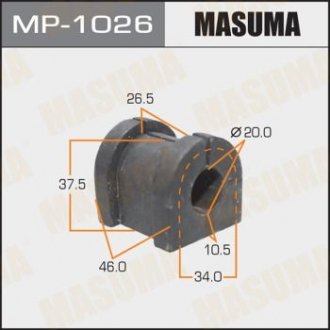 РЕЗ. СТАБИЛИЗАТОРА RR CW5W D-20 Masuma MP-1026 (фото 1)