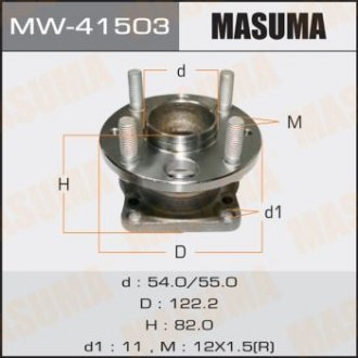 ПОДШИПНИКИ rear MAZDA 2, DEMIO Masuma MW-41503 (фото 1)