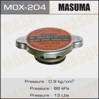 КРЫШКA РАДИАТОРА МАСЛОЗАЛИВ 0.9 Masuma MOX-204 (фото 1)
