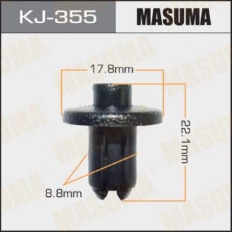 ХОМУТЫ КЛИПСЫ Клипса крепежная Masuma KJ-355 (фото 1)