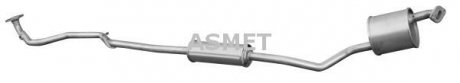 Передній глушник,випускна сист ASMET 22.009 (фото 1)