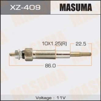 СВЕЧИ PZ-39 WL-T (1 10 100) Masuma XZ-409 (фото 1)