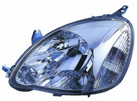 Фара ліва H4, (Valeo тип) авто. регул. 7/03- [] DEPO+ALKAR 212-11F5L-LD-EM (фото 1)