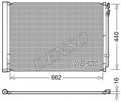 Радиатор кондиціонера DENSO DCN05032 (фото 1)