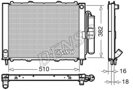 Радиатор кондиціонера DENSO DRM23103 (фото 1)