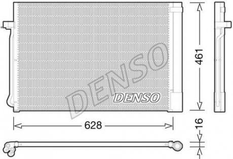 Радиатор кондиціонера DENSO DCN05013 (фото 1)