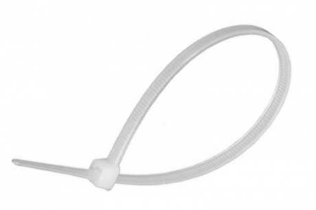 Хомут пластиковий 300 x 3,6 (4,0) білий, d 3-80мм, 18кг APRO CT-W4300 (фото 1)