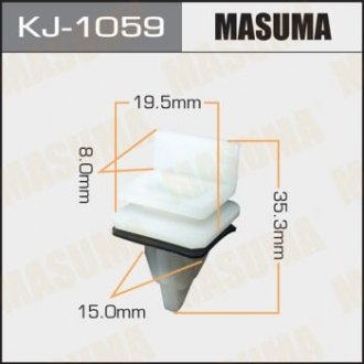 Клипса (кратно 5) Masuma KJ1059 (фото 1)