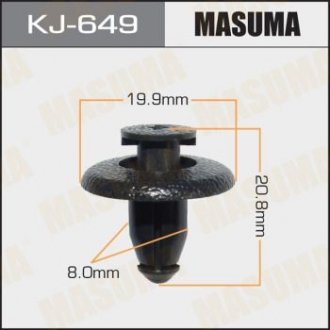 Клипса (кратно 5) Masuma KJ649 (фото 1)