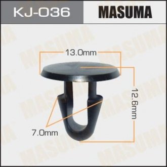 Клипса (кратно 5) Masuma KJ036 (фото 1)
