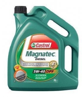 Моторна олива Magnatech Diesel DPF / 5w40 / 5л. / (ACEA C3, API SN/CF) CASTROL 1502BA (фото 1)