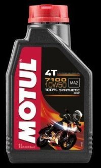 Масло для 4-х тактных двигателей 100% синтетическое эстеровое MOTUL 838111 / 104097 (фото 1)