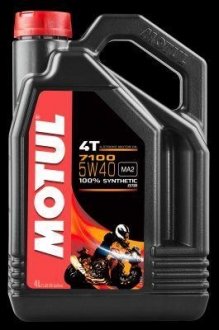 Масло для 4-х тактных двигателей 100% синтетическое эстеровое MOTUL 838041 / 104087 (фото 1)