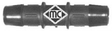 Універсальний пластиковый зєднувач шлангів 16mmX16mm (прямой) Metalcaucho 00046 (фото 1)