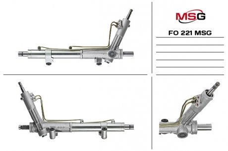 Рулевая рейка с ГУР новая FORD Transit 1985-1991,FORD Transit 1992-2000 MSG FO 221 (фото 1)