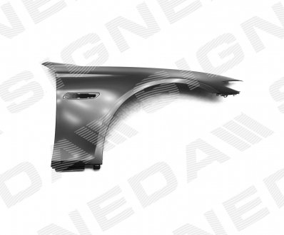 КРЫЛО BMW 5 (F10/F11), 10 - 16 Алюминиевий Signeda PBM10042AR (фото 1)