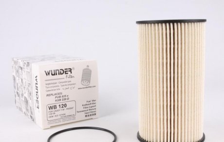 Фото фільтр паливний VW Caddy 2.0SDI (UFI) WUNDER FILTER WB 120 Фільтр паливний VW Caddy 2.0SDI (UFI) WUNDER FILTER WB 120