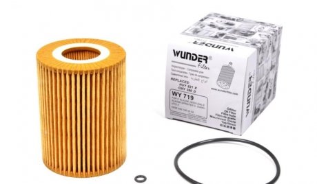 Фото фільтр масляний MB Sprinter 3.0CDI 06- OM642 WUNDER FILTER WY 719 Фільтр масляний MB Sprinter 3.0CDI 06- OM642 WUNDER FILTER WY 719