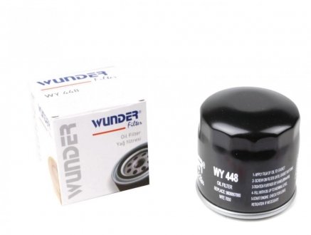 Фото фільтр масляний Citroen Jumper/Peugeot Boxer 2.2HDI/ Ford Transit 13- WUNDER FILTER WY 448 Фільтр масляний Citroen Jumper/Peugeot Boxer 2.2HDI/ Ford Transit 13- WUNDER FILTER WY 448