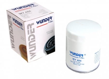 Фото фільтр масляний Fiat Ducato/Iveco 2.5D/2.8D WUNDER FILTER WY 404 Фільтр масляний Fiat Ducato/Iveco 2.5D/2.8D WUNDER FILTER WY 404