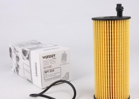 Фото фільтр масляний BMW 520D (F10) 10- WUNDER FILTER WY 224 Фільтр масляний BMW 520D (F10) 10- WUNDER FILTER WY 224
