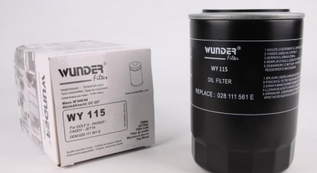 Фільтр оливний WUNDER FILTER WY 115 (фото 1)