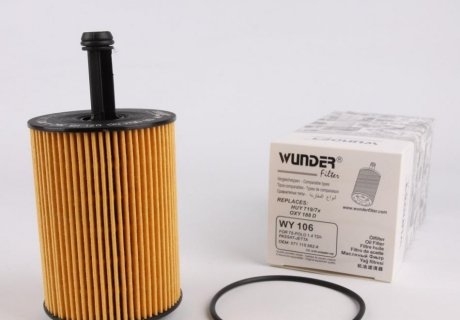 Фото фильтр масляный WUNDER FILTER WY 106 Фильтр масляный WUNDER FILTER WY 106