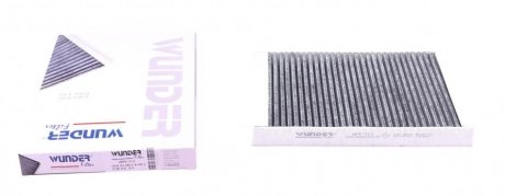 Фото фільтр салону Audi A4/A6 1.6-4.2 97- (вугільний) WUNDER FILTER WPK 113 Фільтр салону Audi A4/A6 1.6-4.2 97- (вугільний) WUNDER FILTER WPK 113