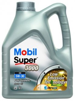 Олива для двигуна M-SUP 3000 XE 5W30 4L MOBIL MSUP3000XE5W304L (фото 1)