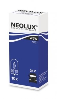 Лампа W5W NEOLUX NLX507K10SZT (фото 1)