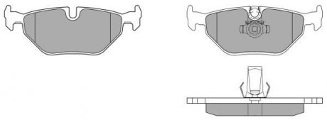 Колодки тормозные задні FBP-0733-01 FREMAX FBP073301 (фото 1)