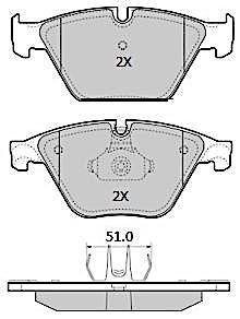 Колодки тормозные передні FBP-1858 FREMAX FBP1858 (фото 1)