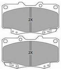 Колодки тормозные передние FBP-1809 FREMAX FBP1809 (фото 1)