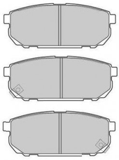 Колодки тормозные задние FBP-1701 FREMAX FBP1701 (фото 1)