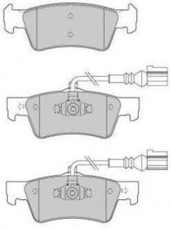 Колодки тормозные задні FBP-1552 FREMAX FBP1552 (фото 1)