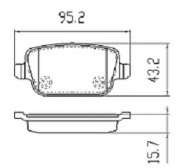 Колодки тормозные задні FBP-1499 FREMAX FBP1499 (фото 1)
