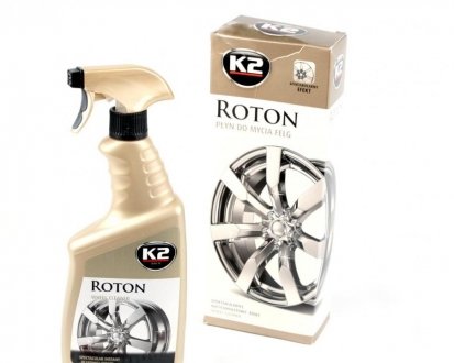 Очисник (засіб для миття) дисків та ковпаків автомобіля / GOLD ROTON WHEEL CLEANER 700 ML K2 G1671 (фото 1)