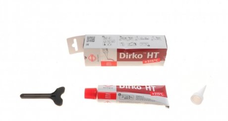 Герметик DIRKO HT -60/+315°С 70Г КРАСНЫЙ ELRING 705.708 (фото 1)