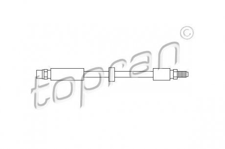 Шланг тормозной 108 909 TOPRAN / HANS PRIES 108909 (фото 1)