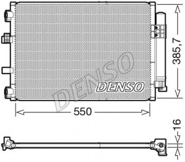 Радиатор кондиціонера DENSO DCN10043 (фото 1)