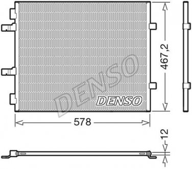 Радиатор кондиціонера DENSO DCN20042 (фото 1)