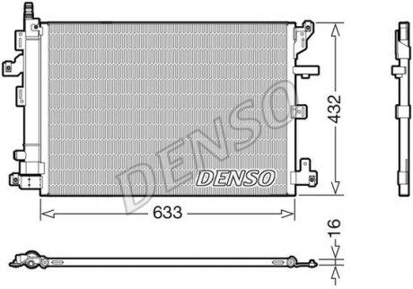 Радиатор кондиціонера DENSO DCN33012 (фото 1)
