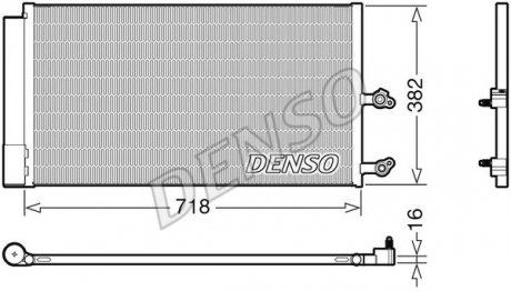 Радиатор кондиціонера DENSO DCN33014 (фото 1)