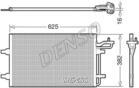 Радиатор кондиціонера DENSO DCN33009 (фото 1)