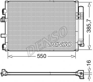 Радиатор кондиціонера DENSO DCN10044 (фото 1)