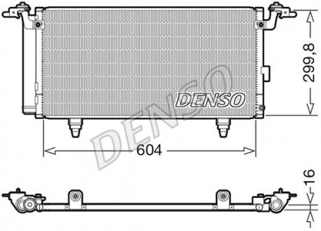 Радиатор кондиціонера DENSO DCN36005 (фото 1)