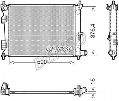 Радиатор основний DENSO DRM41017 (фото 1)