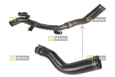 Патрубок интеркуллера STARLINE HS 1067 (фото 1)