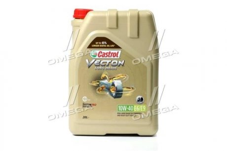 Масло моторн. VECTON LONG DRAIN 10W-40 E6/E9 (Бочка 20л) CASTROL 15B9D1 (фото 1)